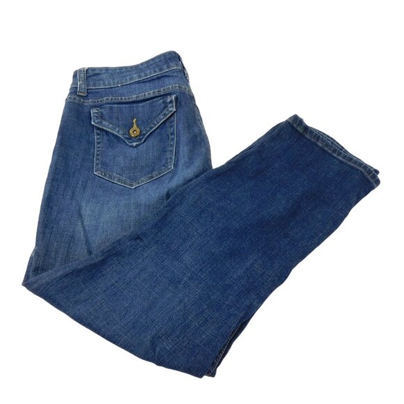 Women's Simple Vera Vera Wang Blue Jeans Sz. 10 - Picture 7 of 9